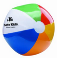 12" 6 Color Beach Ball